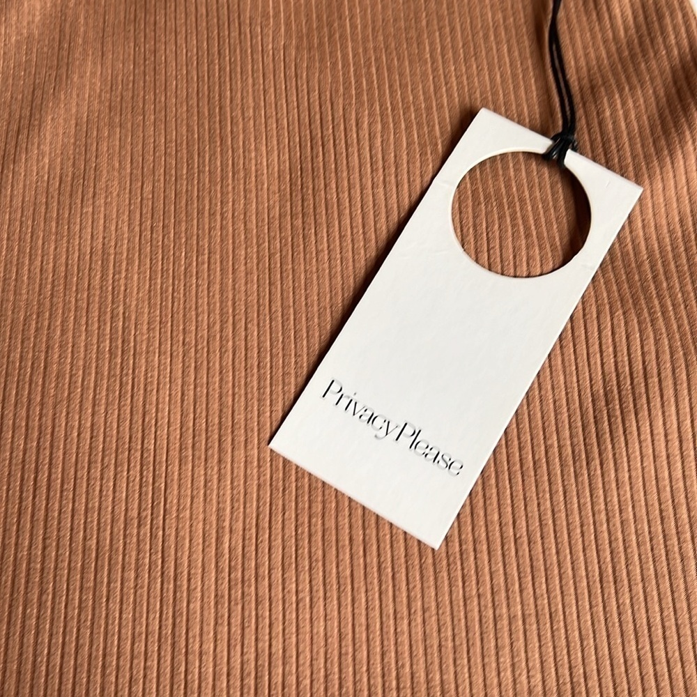 Privacy Please Brown Ribbed Tank! NWT! - Picture 5 of 6